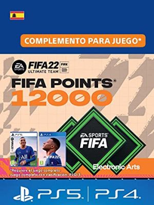 FIFA 22 Ultimate Team – 12000 FIFA Points | Código de descarga PS4/PS5 – Cuenta española