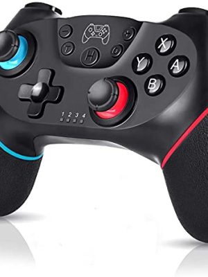 WonDa Mando Switch, Bluetooth Mando Switch Pro y Switch Lite Gamepad Joypad Joystick Admite Sensor 6 Gyro Axis Turbo y…